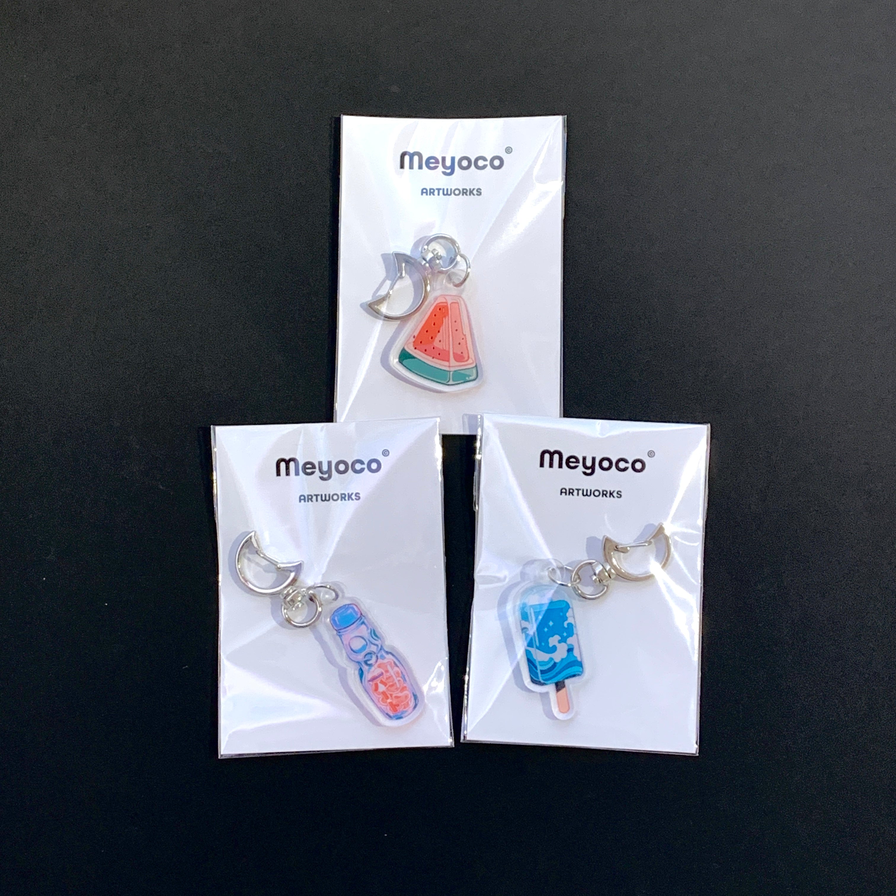 Acrylics key chain set