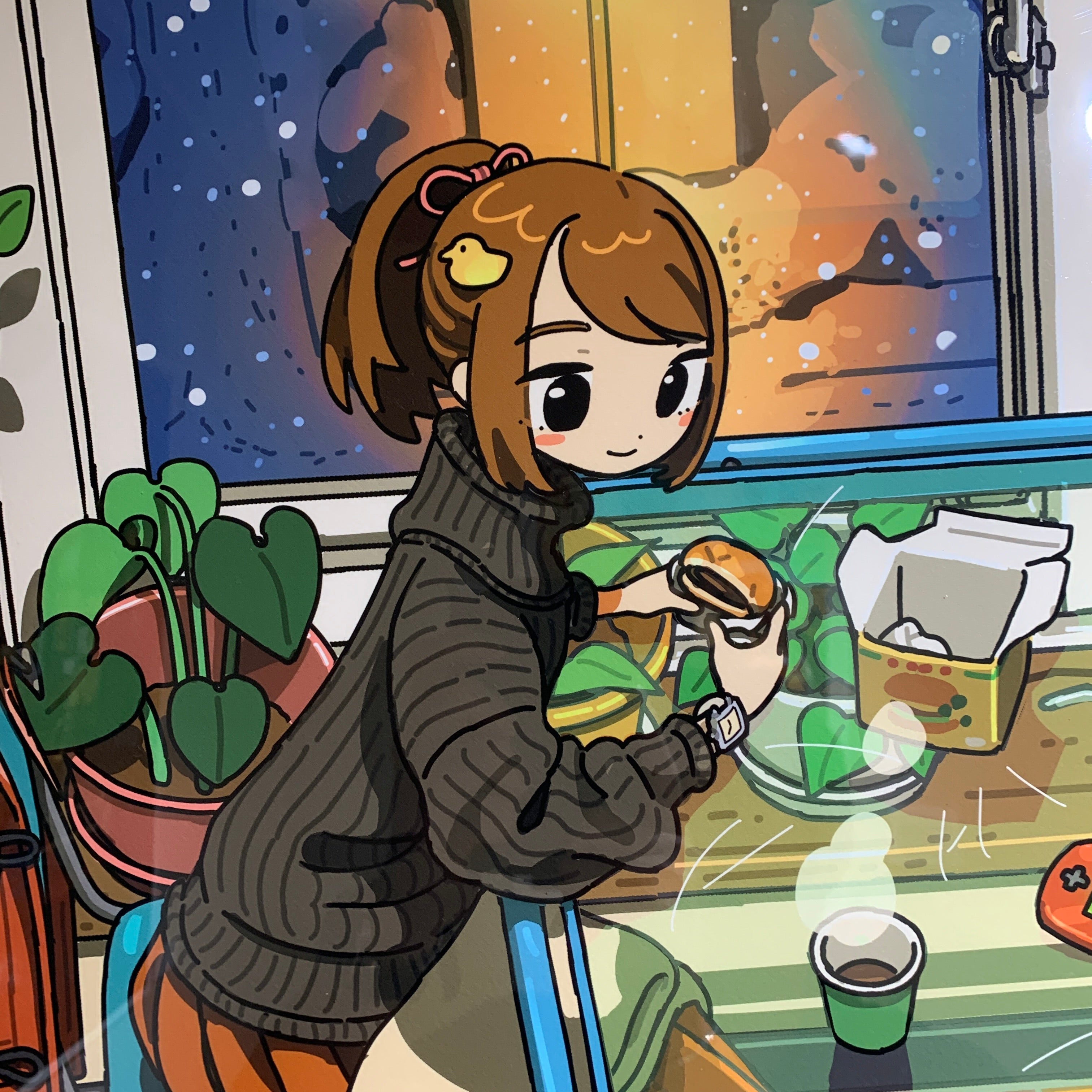 Art Print (Giclee) - Attakakute shiawasedane - A1 Unique