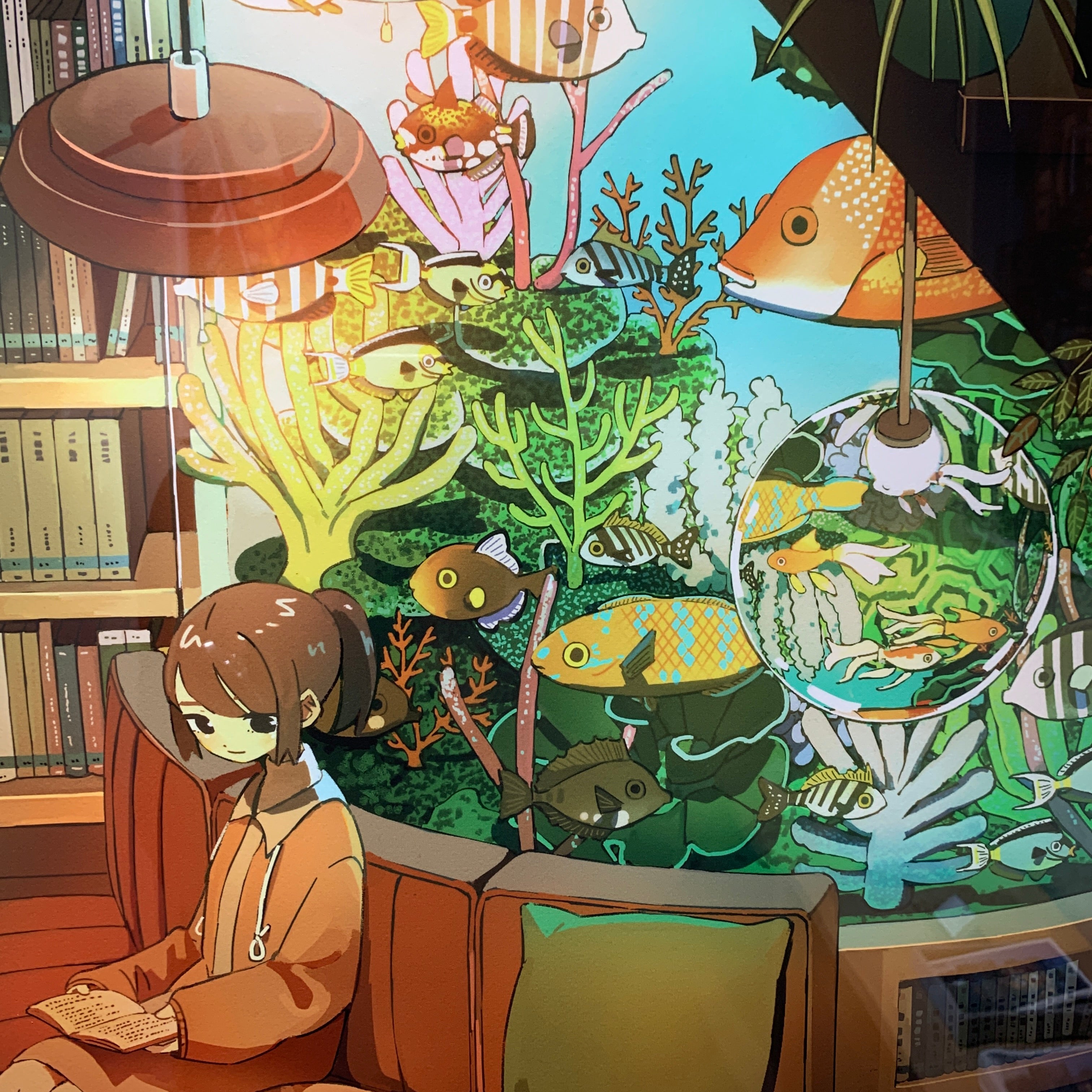 Art Print (Giclee) - Tosho suizokukan - A1 Unique