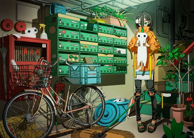 Postcard - Nekobiru 1F -