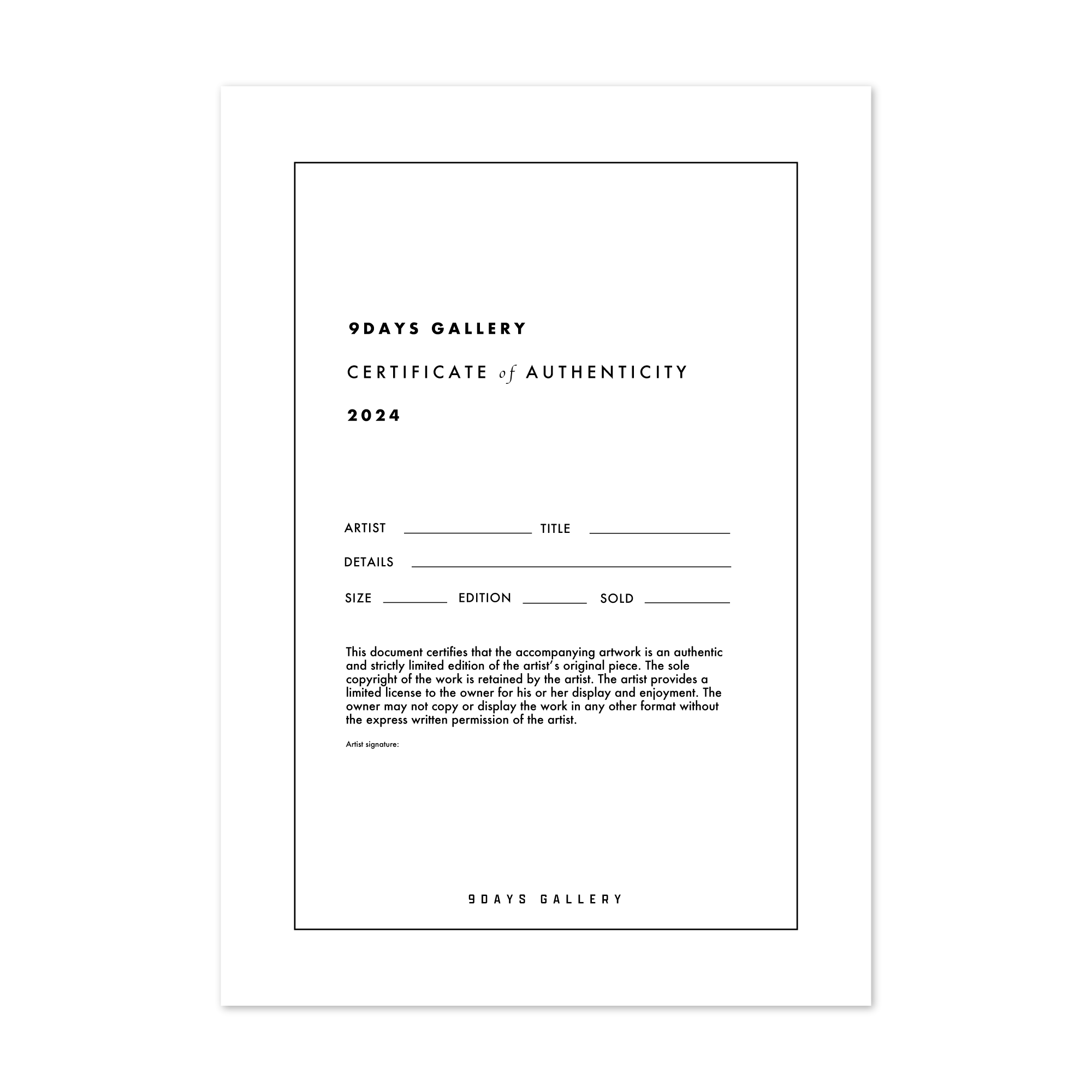 Art Print (Giclee) - Manual -