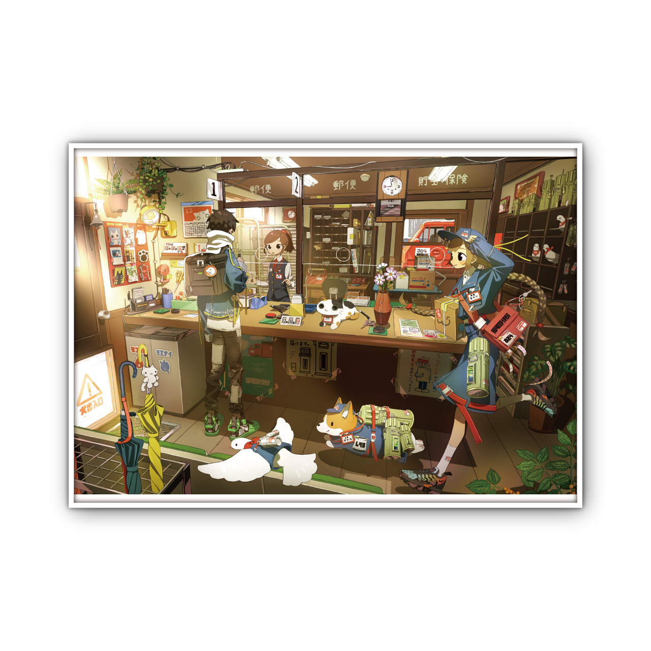 Art Print (Giclee) - Mike yuubinkyoku - A1 Unique