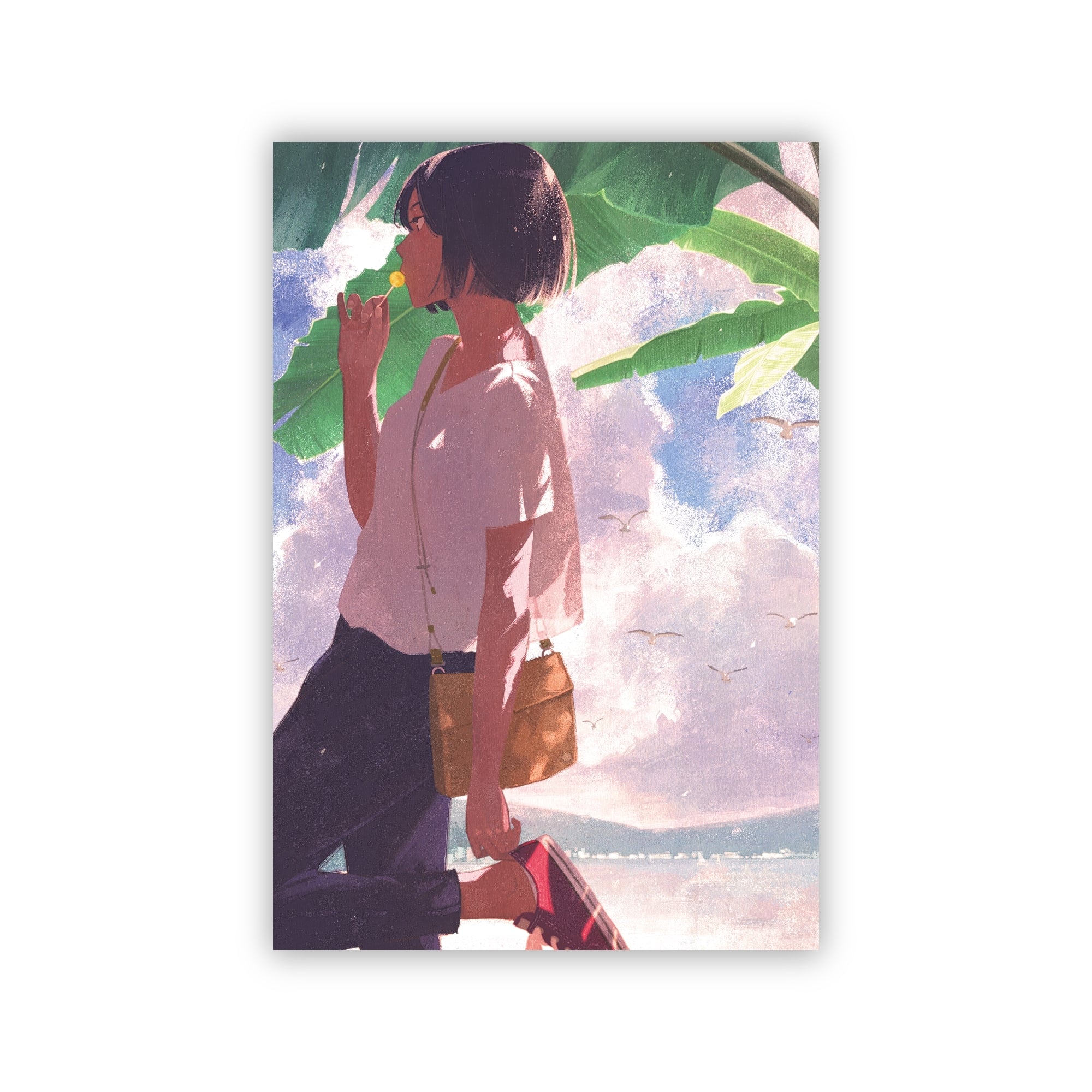 Art Print (Giclee) - Kutsu ni nokoshita Natsu no Kanshoku - A4