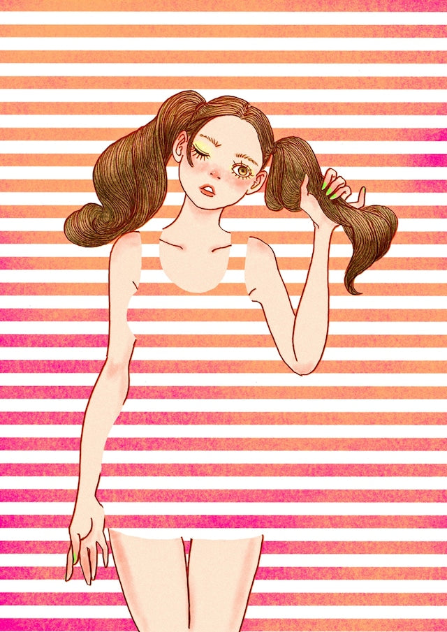 Art Print (Giclee) - SWIMMING - A4