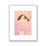 Art Print (Giclee) - SWIMMING - A4