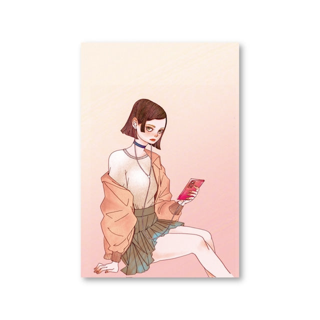 Postcard - O SHI E NAI -
