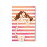 Postcard - SWIMMING -
