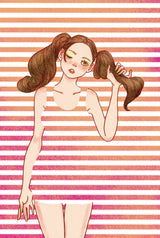 Postcard - SWIMMING -