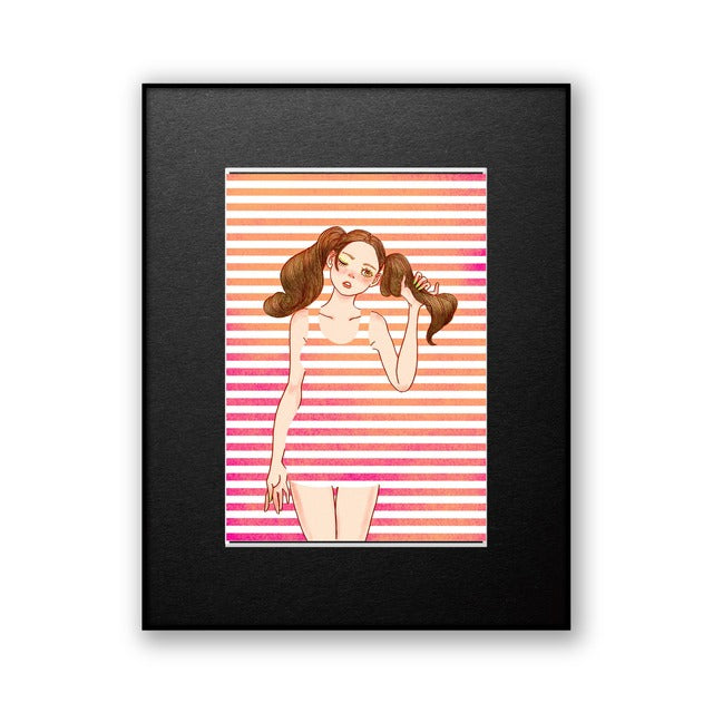 Art Print (Giclee) - SWIMMING - A4