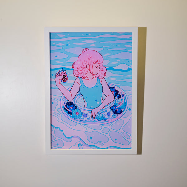Framed Acrylic / UV Print - Float - A4