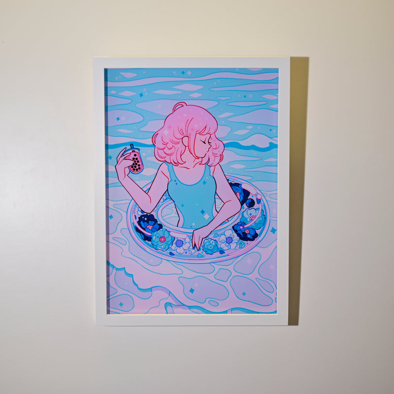 Framed Acrylic / UV Print - Float - A4