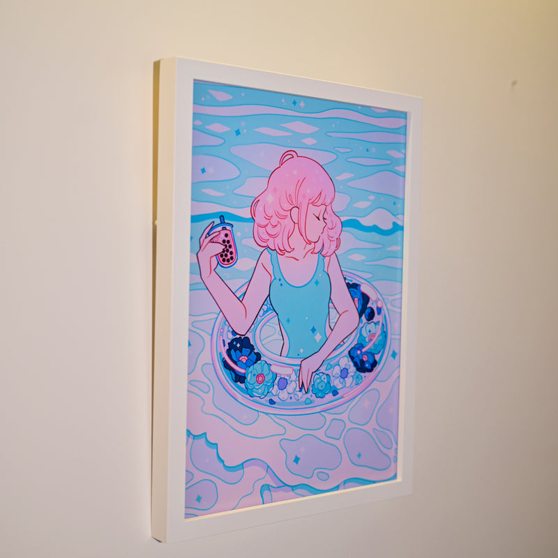 Framed Acrylic / UV Print - Float - A4