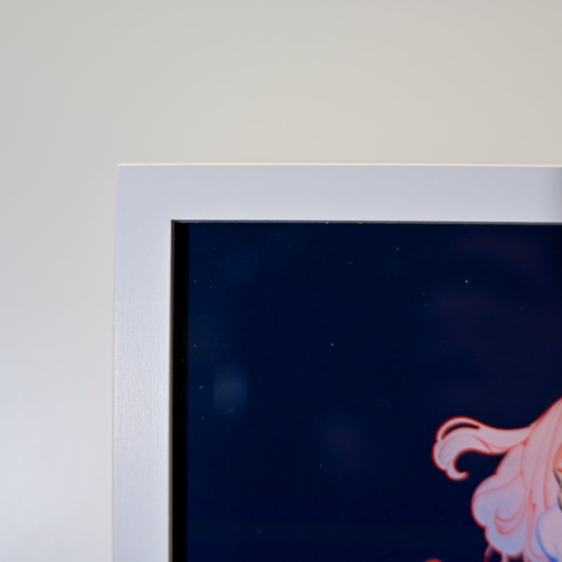 Framed Acrylic / UV Print - The painter - A4