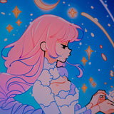 Framed Acrylic / UV Print - Star tea - A4