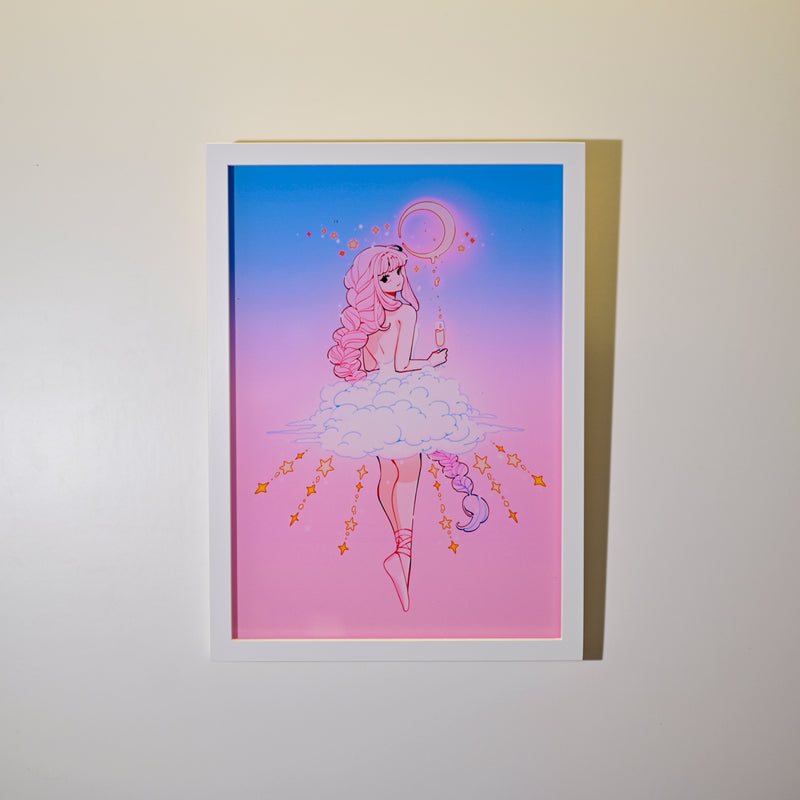 Framed Acrylic / UV Print - Necter - A4