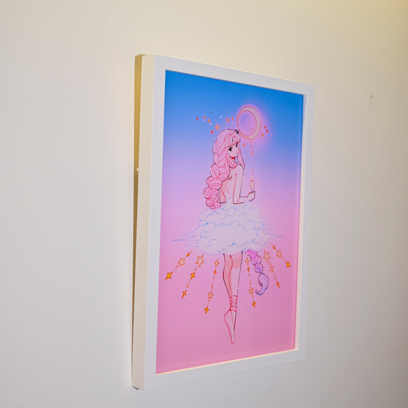 Framed Acrylic / UV Print - Necter - A4