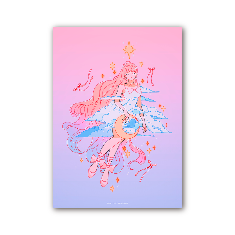 Art Poster - Ribbons - B5