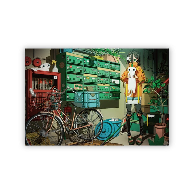 Postcard - Nekobiru 1F -