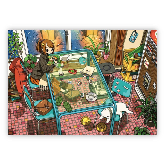 Art Poster Set - Attakakute shiawasedane & Mike yuubinkyoku - B3