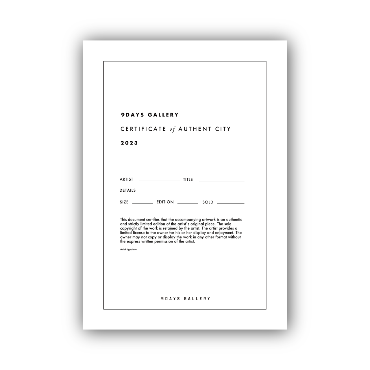 Art Print (Giclee) - Mike yuubinkyoku -  A1 Unique