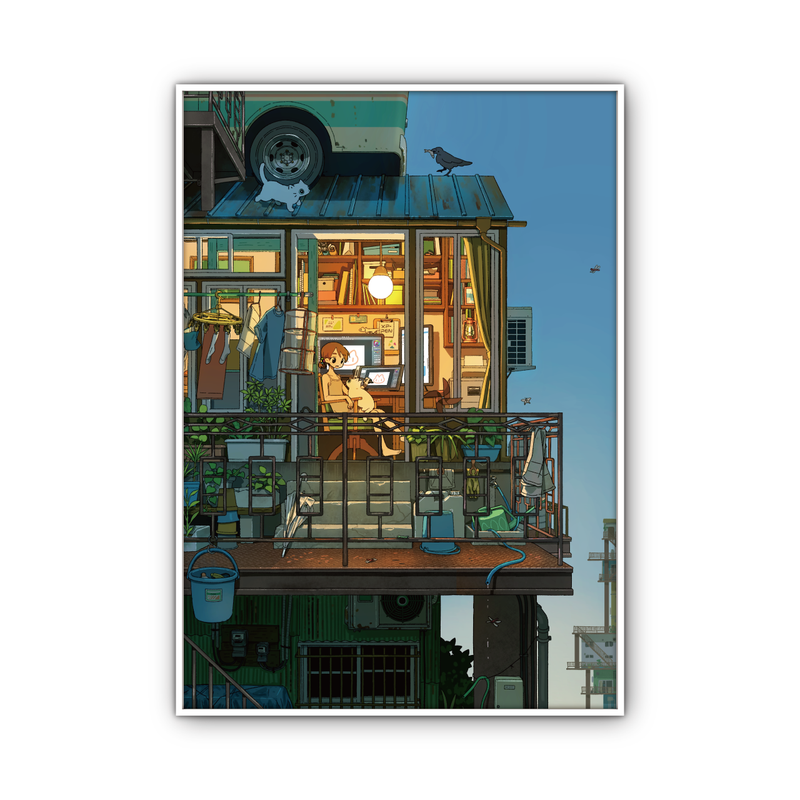 Art Print (Giclee) - Hayaoki -  A1 Unique