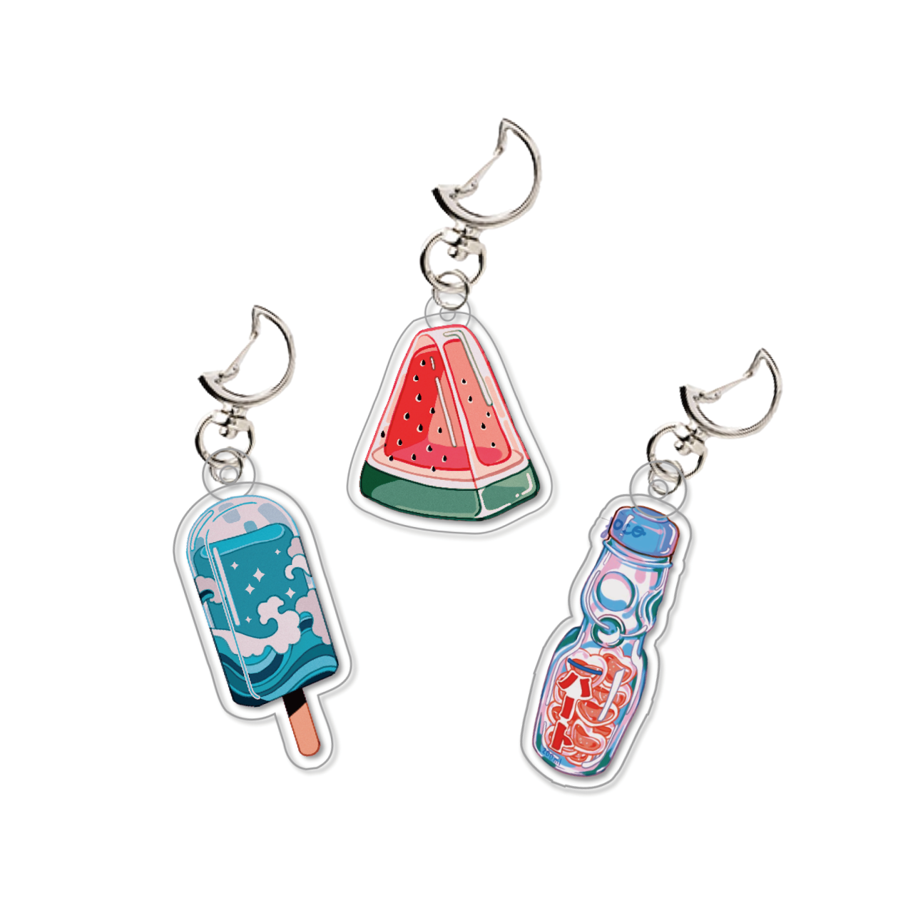 Acrylics key chain set
