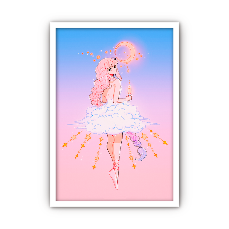Framed Acrylic / UV Print - Necter - A4