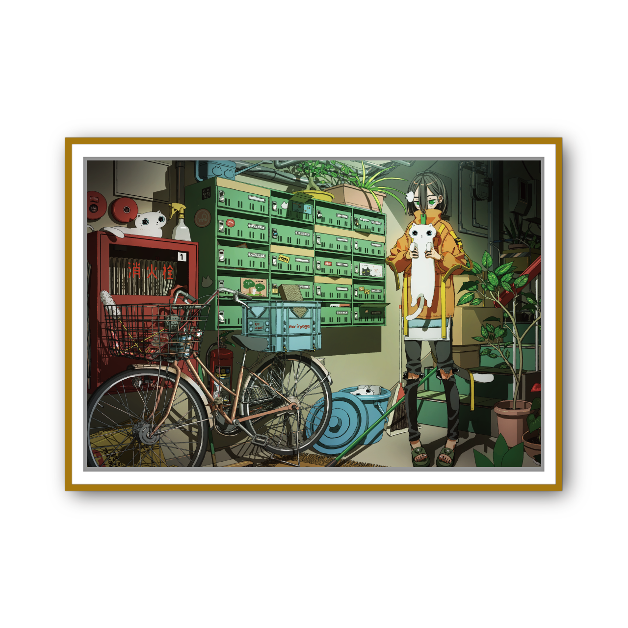 Art Print (Giclee) - Nekobiru 1F - Unique