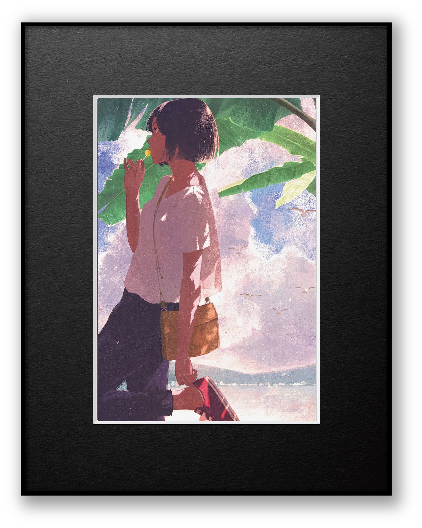 Art Print (Giclee) - Kutsu ni nokoshita Natsu no Kanshoku - A4