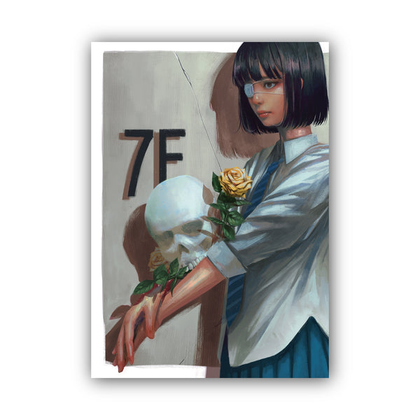 Art Poster - shinda kimi e -